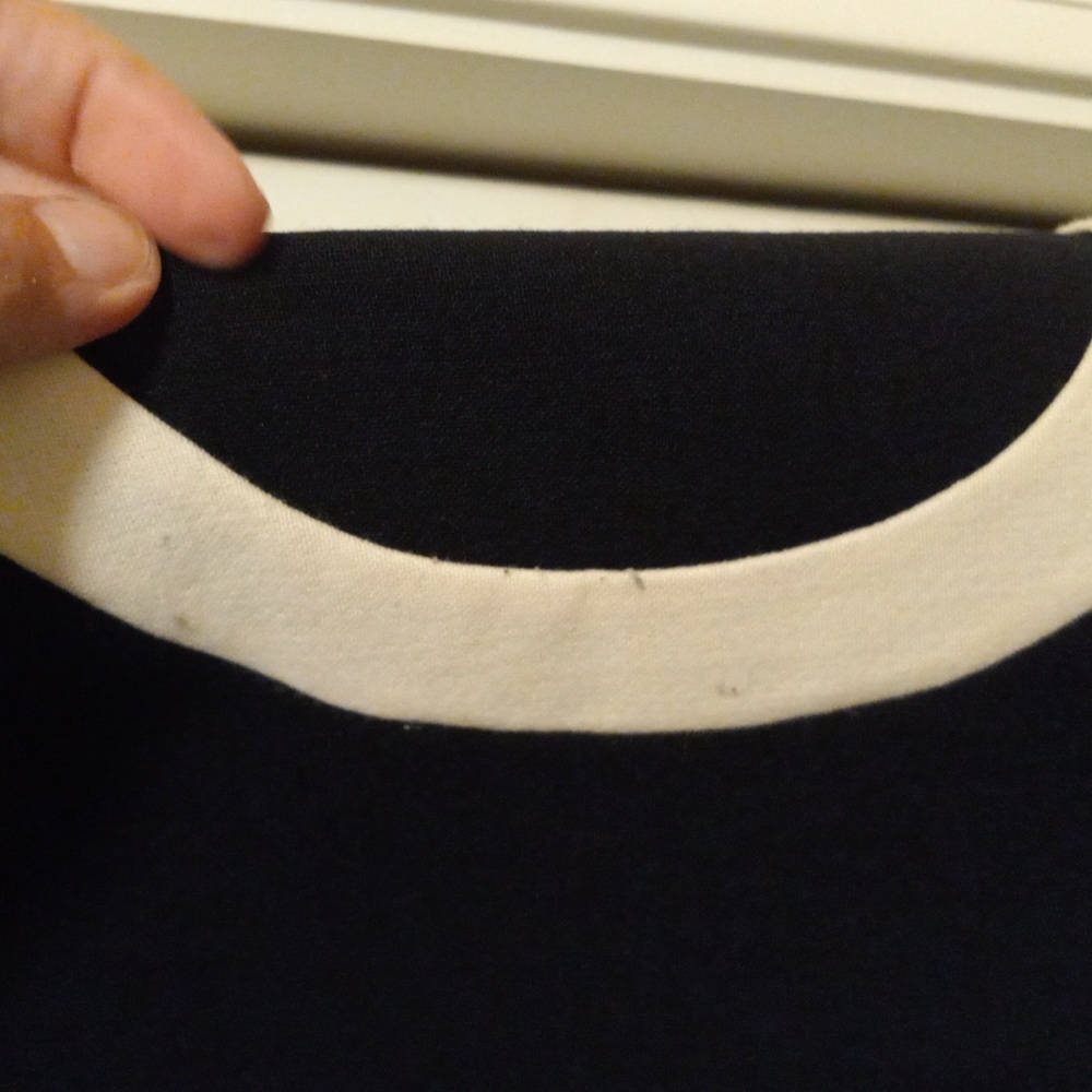Tory Burch dark blue dress. Size 8. Used. - Picture 3 of 9